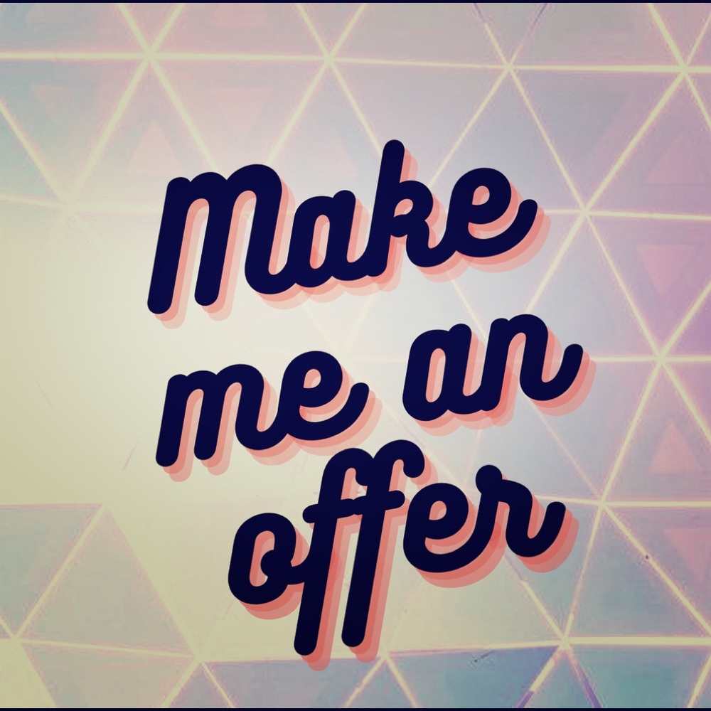 I am open to offers☺️